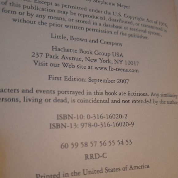 First Edition Twilight Saga Book Set *MISSING NEW MOON* - Picture 7 of 9